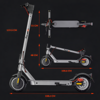 5th Wheel City E-Scooter ABE – mit Blinker & Federung