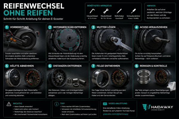 Reifenwechsel ohne Reifen
