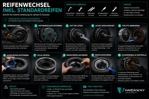 Reifenwechsel inkl. Standardreifen
