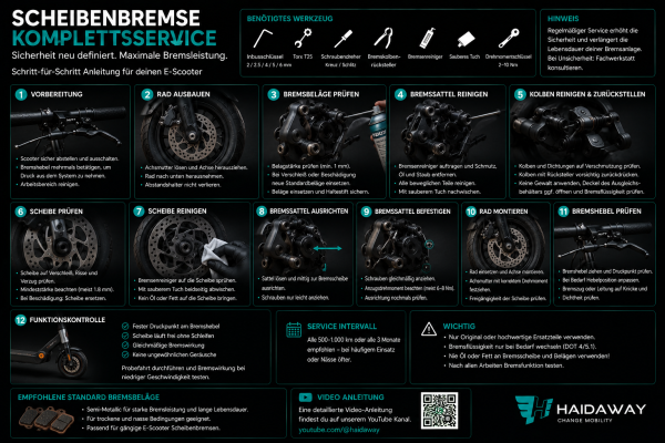 Scheibenbremse Komplettservice